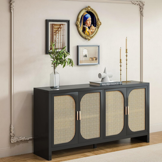 Rattan Sideboard Buffet Cabinet