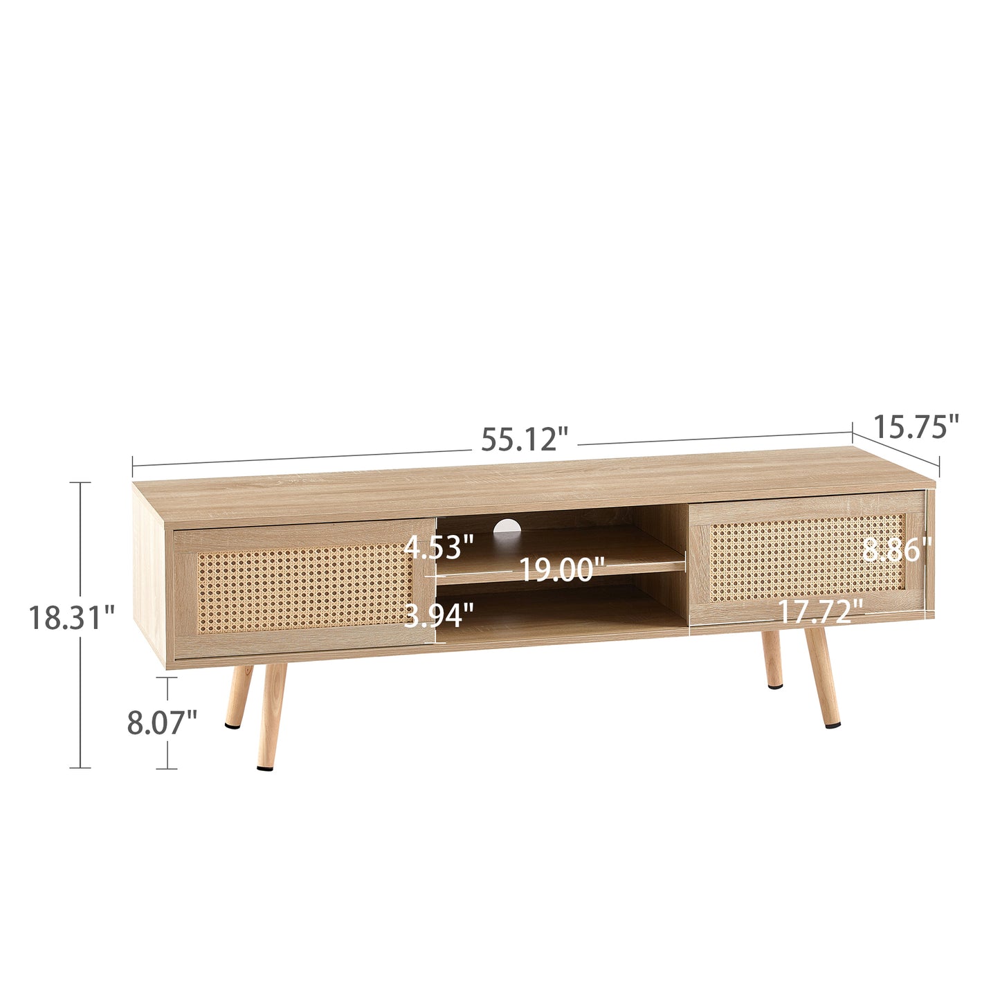 Rattan TV Stand