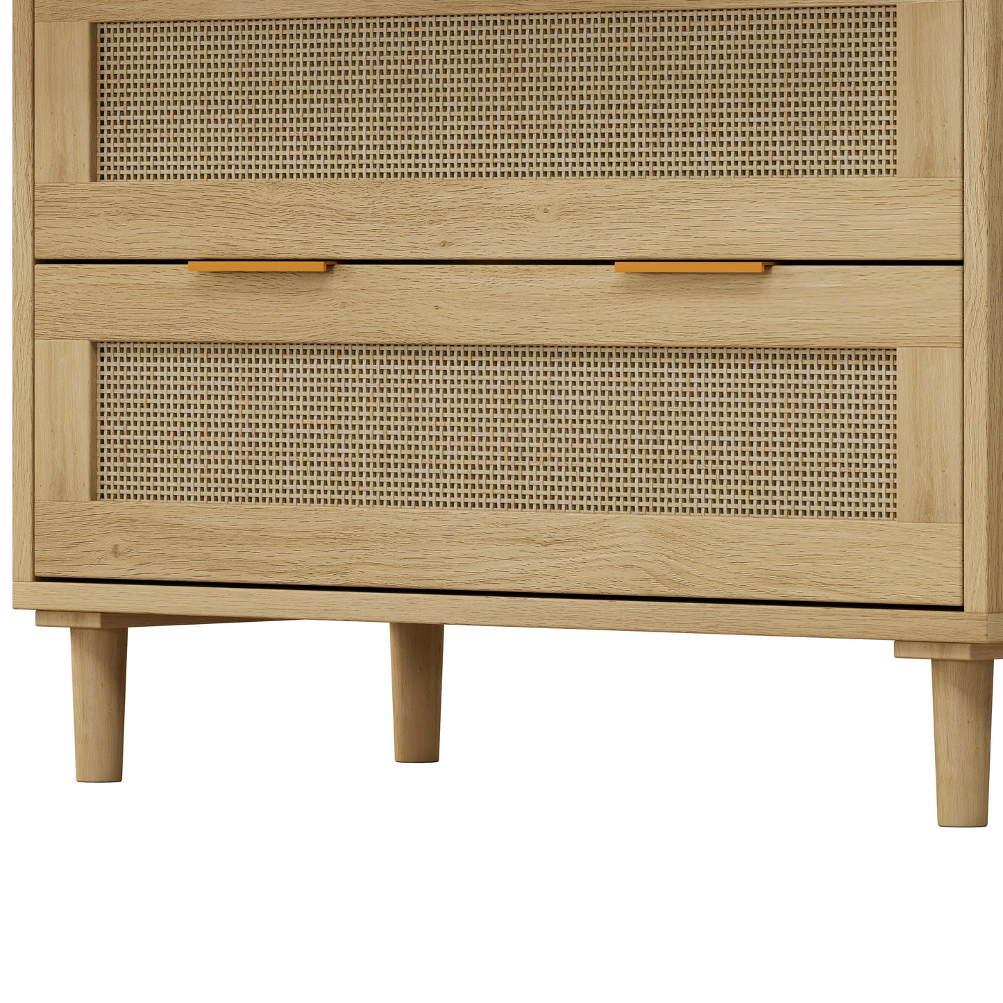 Rattan 3 Drawer Dresser