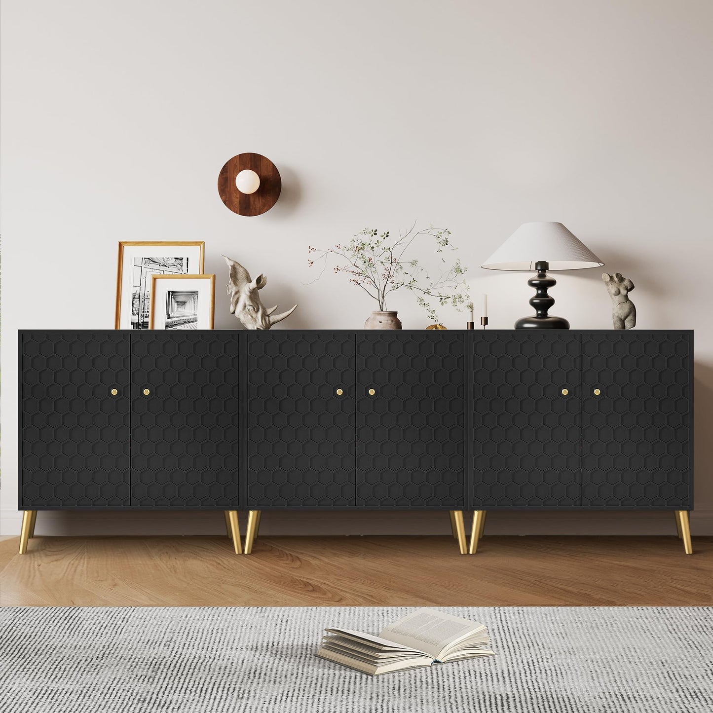 Accent Cabinet with Doors, Sideboard Buffet Cabinet